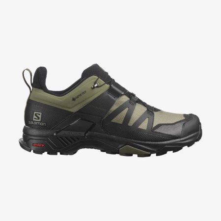 Scarpe Trekking Salomon X ULTRA 4 WIDE GORE-TEX Uomo Nere/Verde Oliva IT 4-N51